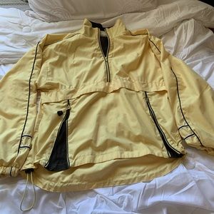 Yellow Half Zip Up Windbreaker Wilson